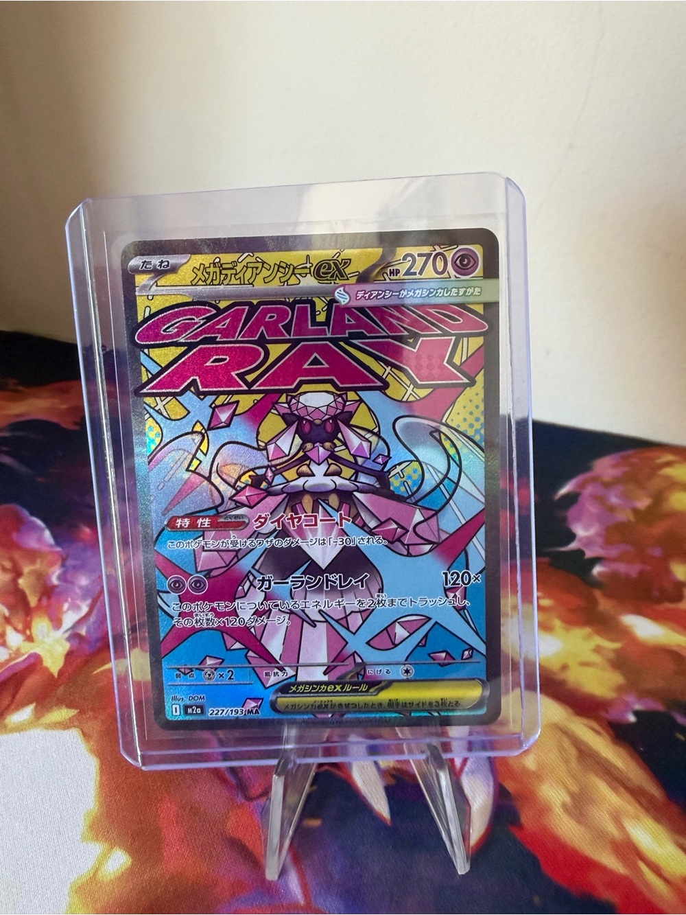 Pokemon Japanese Mega Diancie EX Trading Card